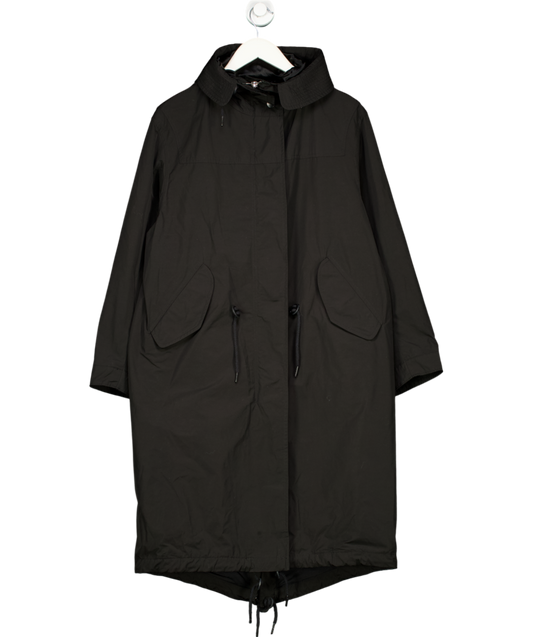 Gloverall Black Radcliff Parka Coat UK M