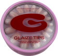 Glaize Stick-on Gel Nails White Ombre One size
