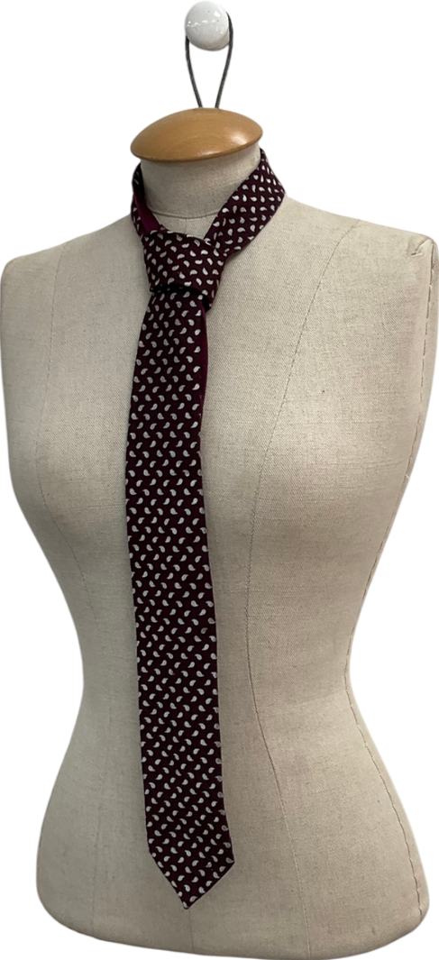 Sprezza Red Silk Blend Tie One Size