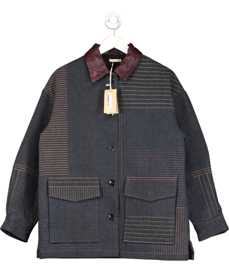 Sessun Black Mirea Denim Jacket UK L