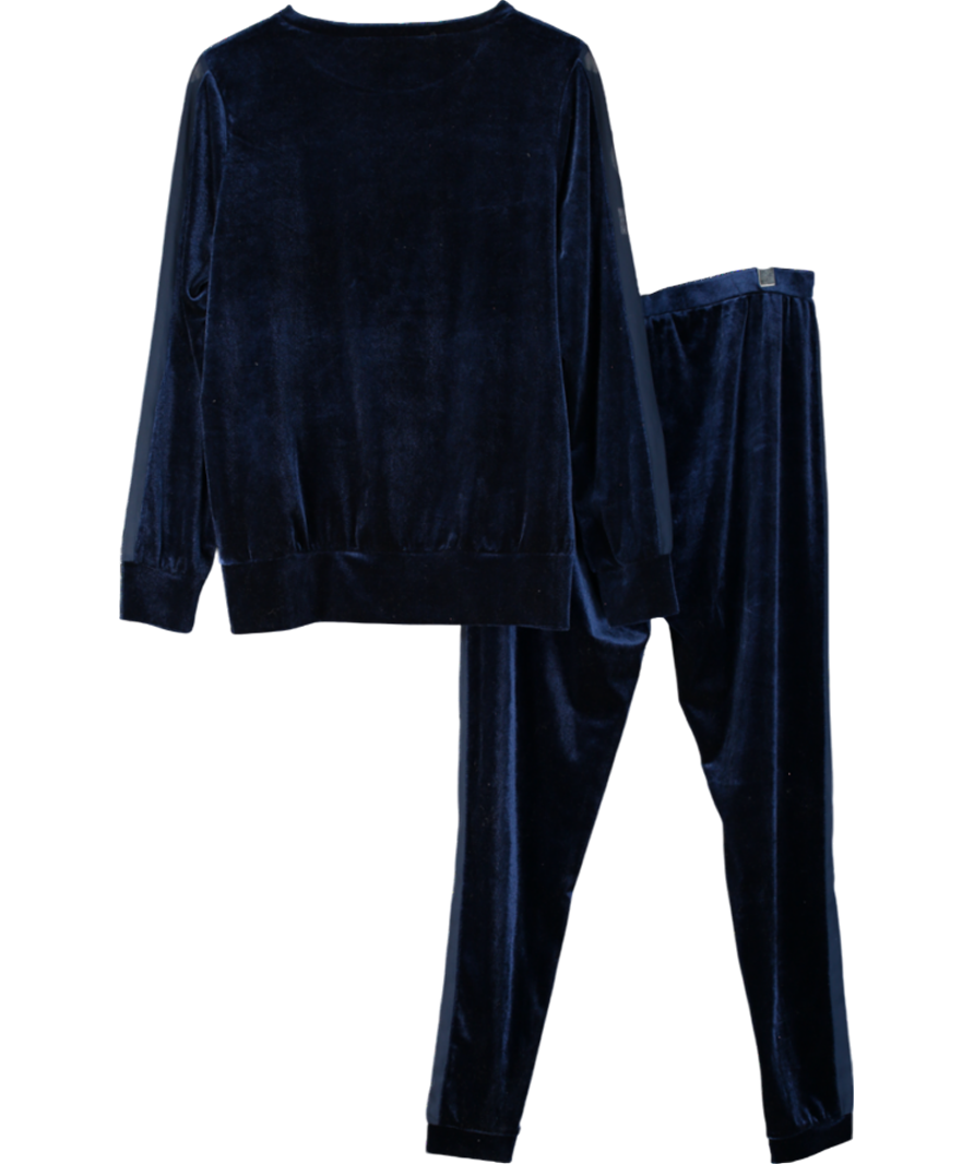 Figleaves Blue Velvet Lounge Set UK 12