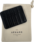 Sezane Black Jean Leather Card Holder