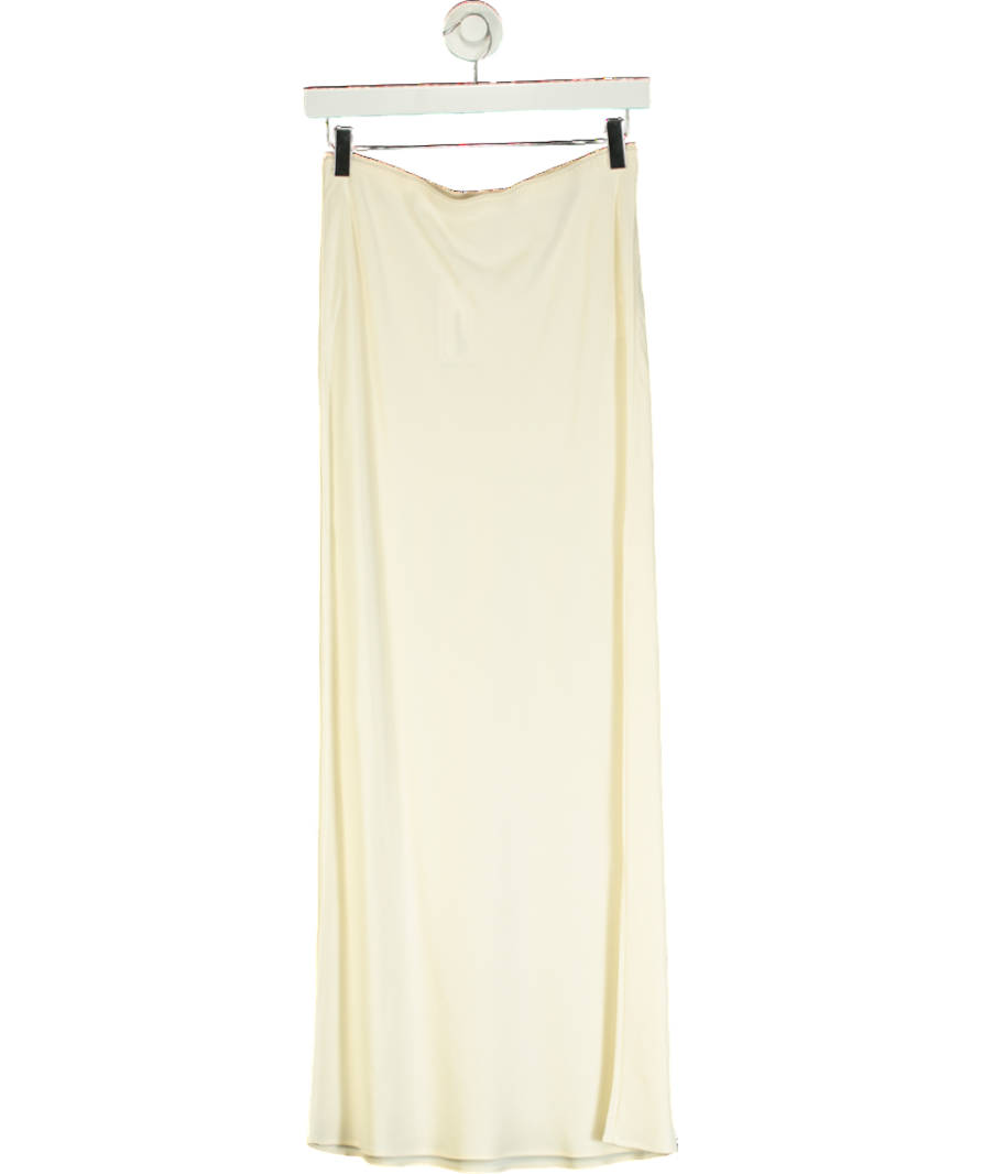 Arket Cream Drape Maxi Skirt UK 8