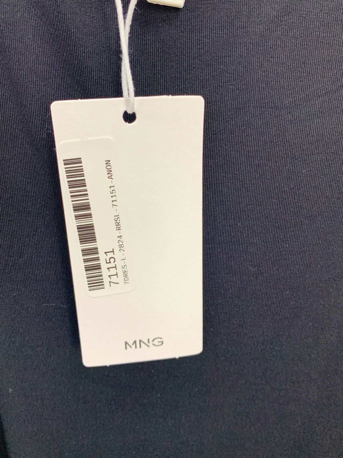 Mango Black Strappy Midi Dress UK M