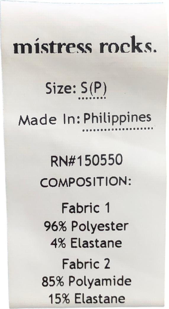 Mistress Rocks Blue Aqua Strapless Corset UK S