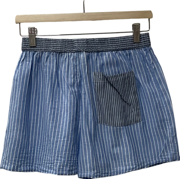 Urban Outfitters Blue Contrast Stripe Boxer Shorts UK M