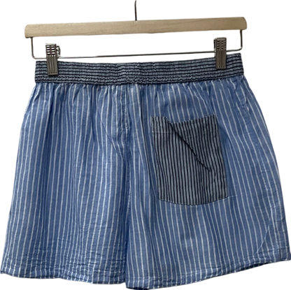 Urban Outfitters Blue Contrast Stripe Boxer Shorts UK M