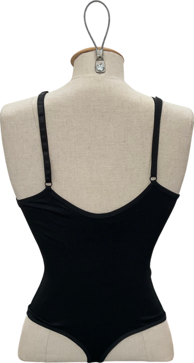 ibody Black Seamless Shapewear Smooth Bodysuit UK S