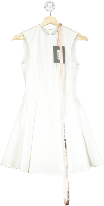 House of CB White Claretta Dress UK XS