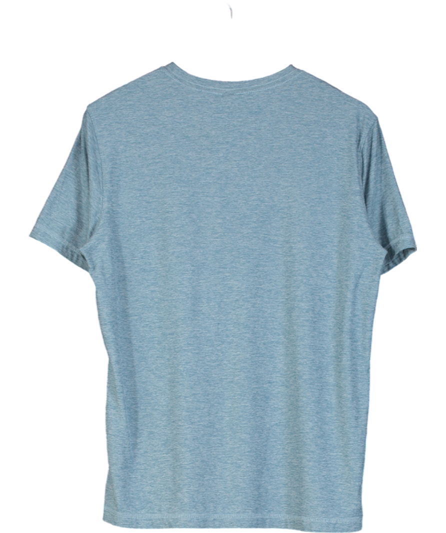 Vuori Blue Current Tech Tee Men's Performance Shirt UK M