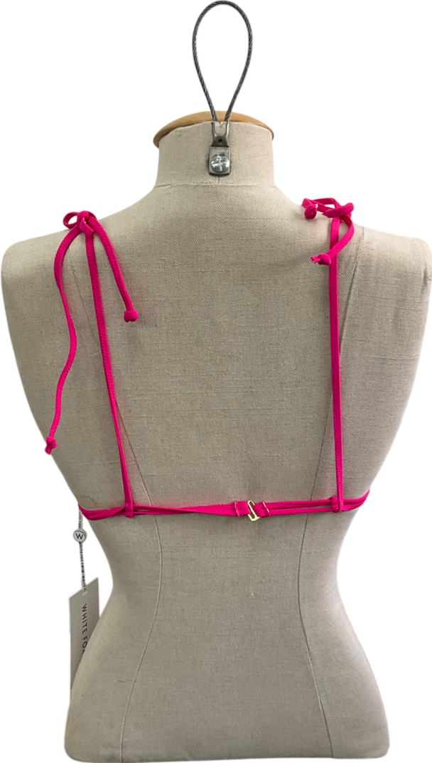 White Fox Multicoloured True Colours Bikini Top UK XS