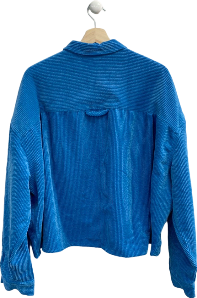 Urban Outfitters Blue Corduroy Shirt Jacket XL