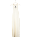 BOA Cream Scoop Neck Knit Maxi Dress UK XS