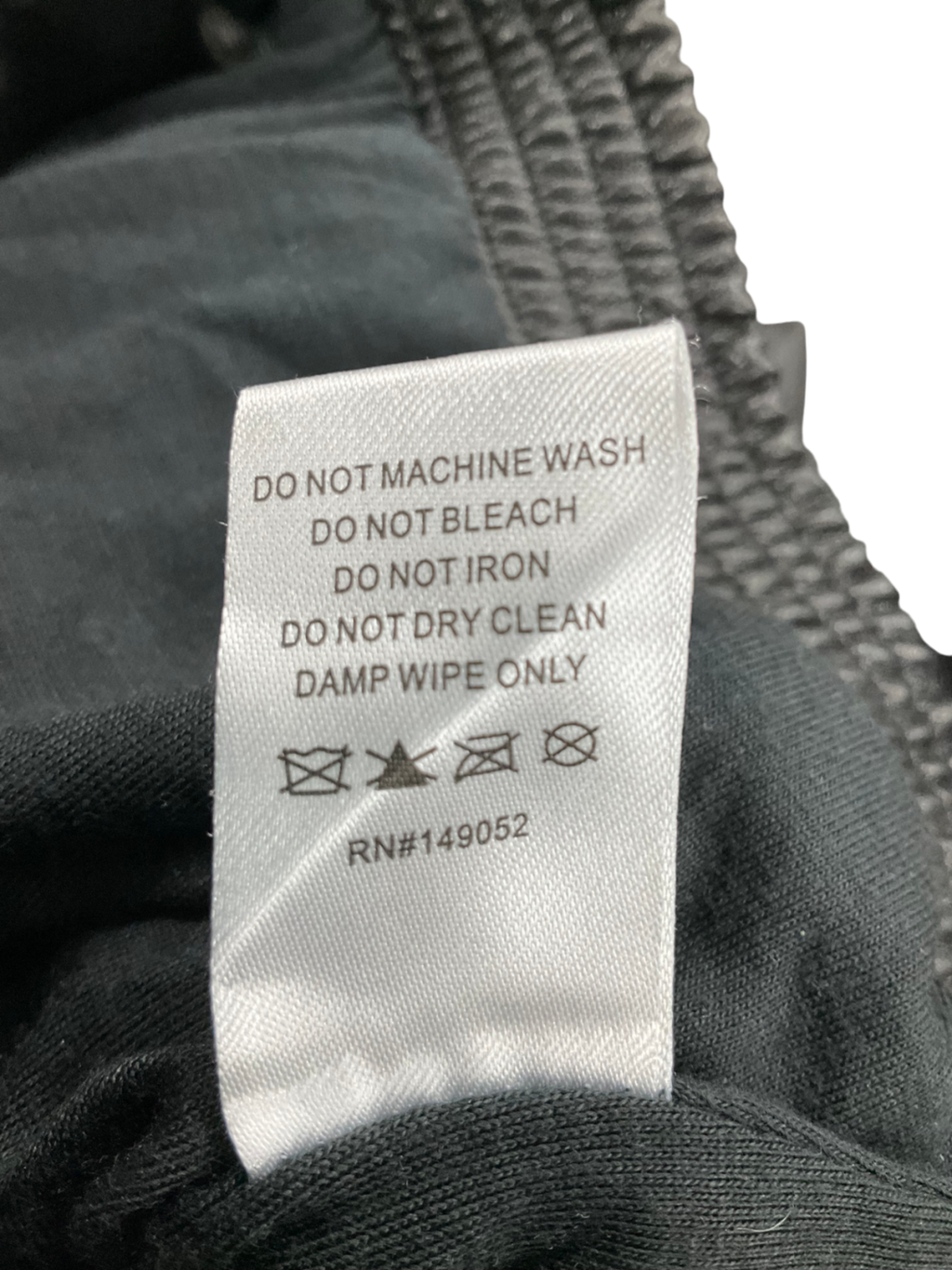 Fashion Nova Black Cropped Faux Leather Hooded Jacket UK S