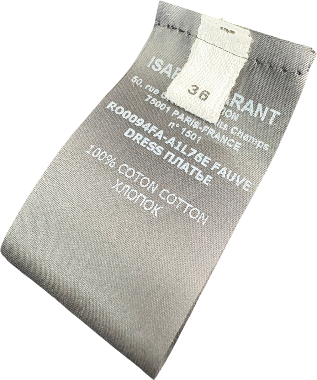 Isabel Marant Black Abril Knitted Cotton Minidress UK 8