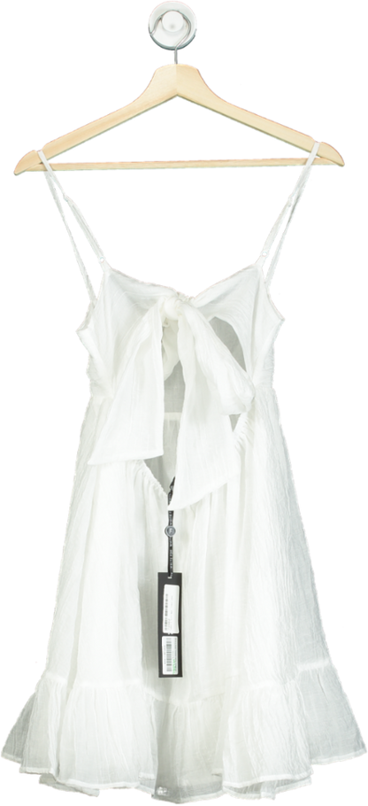 White Fox White Rolling Tides Mini Dress UK XXS