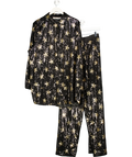 Twisted Wunder Metallic Plus Oversized Shirt And Trouser Set In Sequin Star Print UK 22
