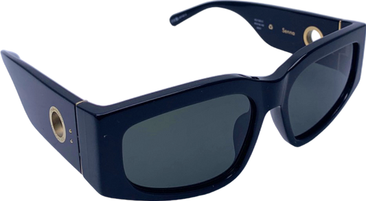 Linda Farrow Black Senna Sunglasses