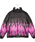Vision Of Super Black Purple Flame Puffer UK S