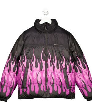 Vision Of Super Black Purple Flame Puffer UK S