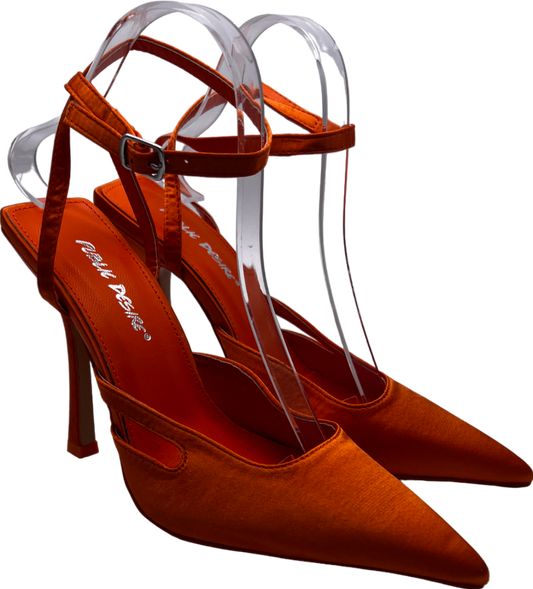 Public Desire Orange Heels UK 5 EU 38 👠