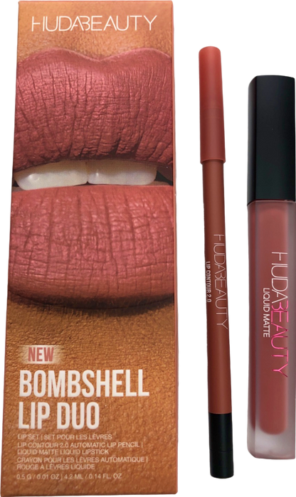 Huda Beauty Bombshell Lip Duo Bombshell 4.2ml/0.5g