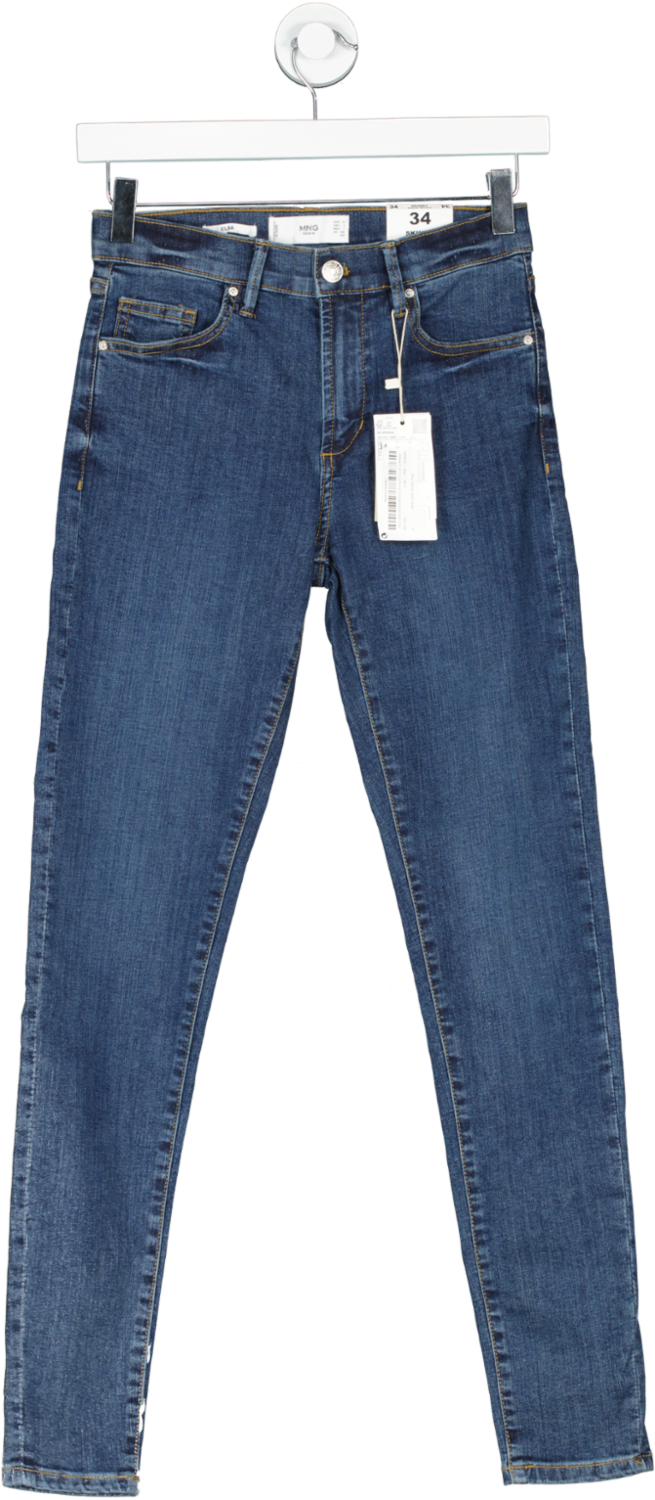MANGO Blue Skinny Jeans Bnwt UK 6