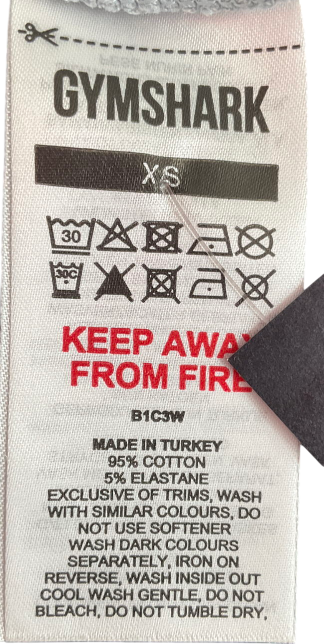 gymshark Blue Everywear Ribbed Tank UK XS