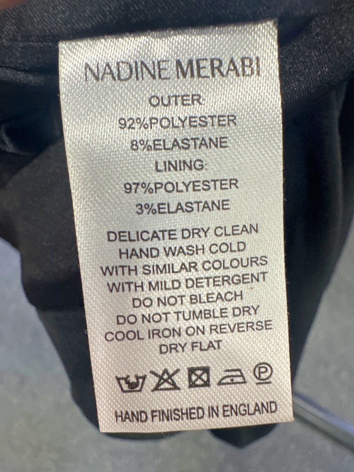 Nadine Merabi Black Flared Trousers UK 10