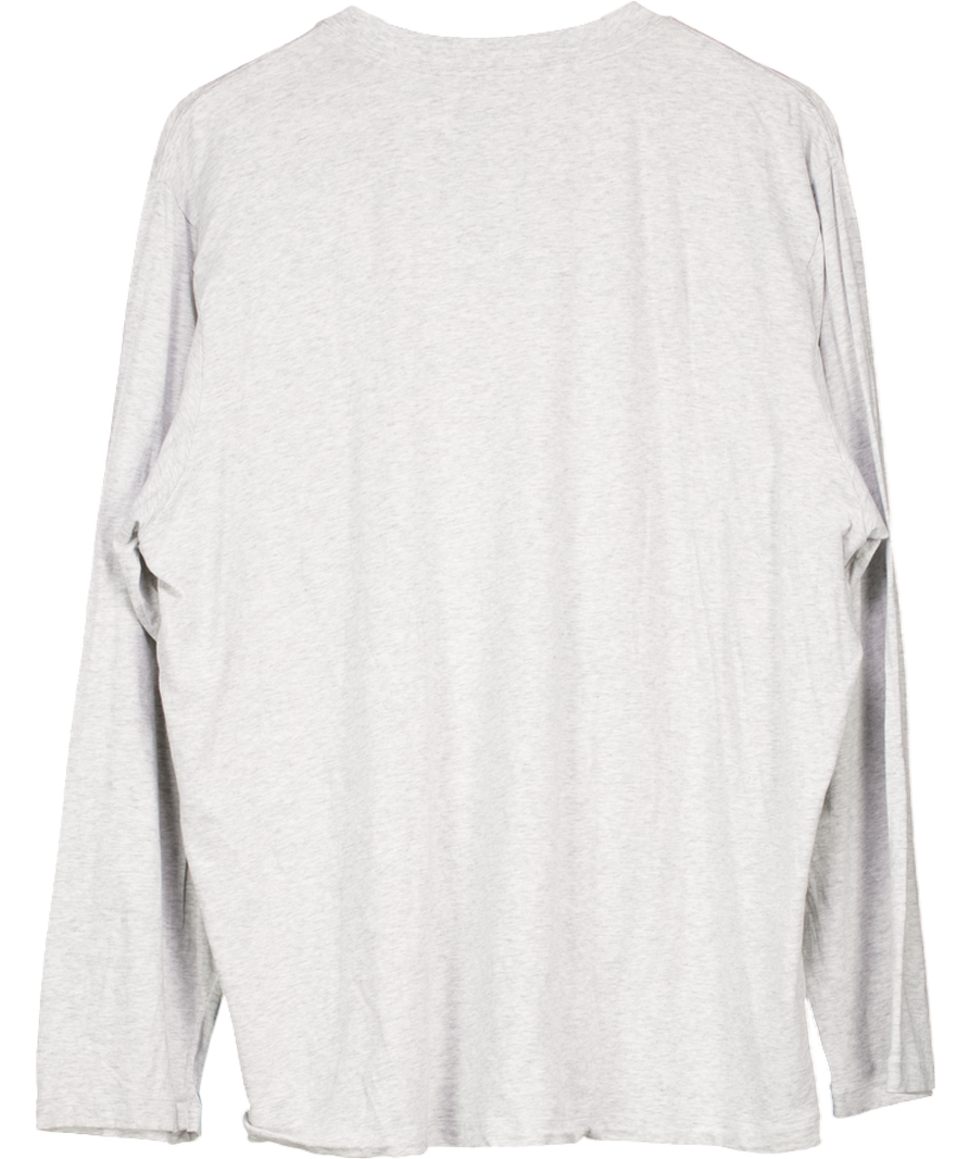 SKIMS Grey Relaxed T-shirt UK XXL