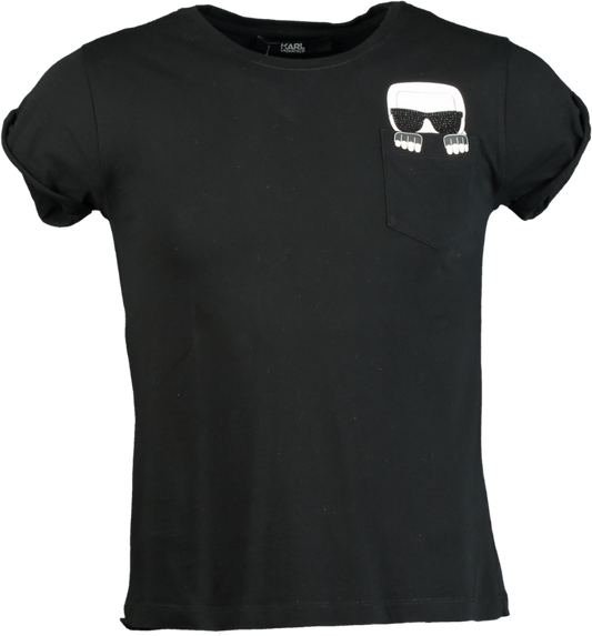 Karl Lagerfeld Black T-Shirt XS