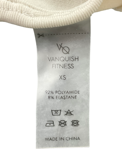 Vanquish fitness Cream Seamless Clay Multiway Low Support Bra UK XS