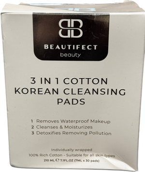BEAUTIFECT 3-in-1 Cotton Korean Cleansing Pads 30 X 7ML