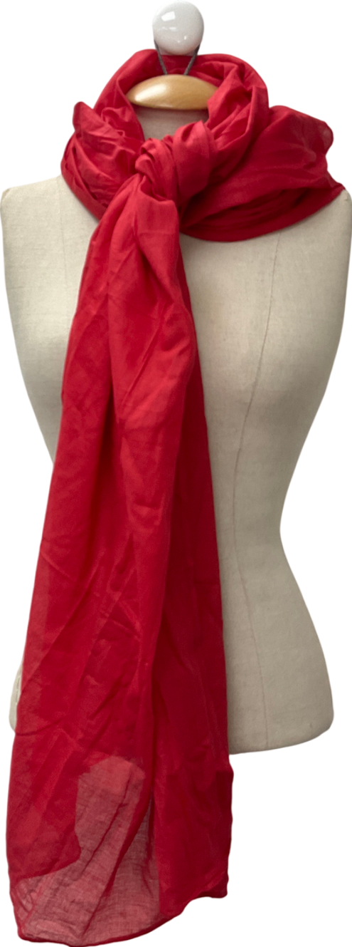 Cherry Red Scarf One Size