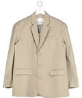 FRANKIE SHOP Beige Gelso Oversized Blazer UK XS/S