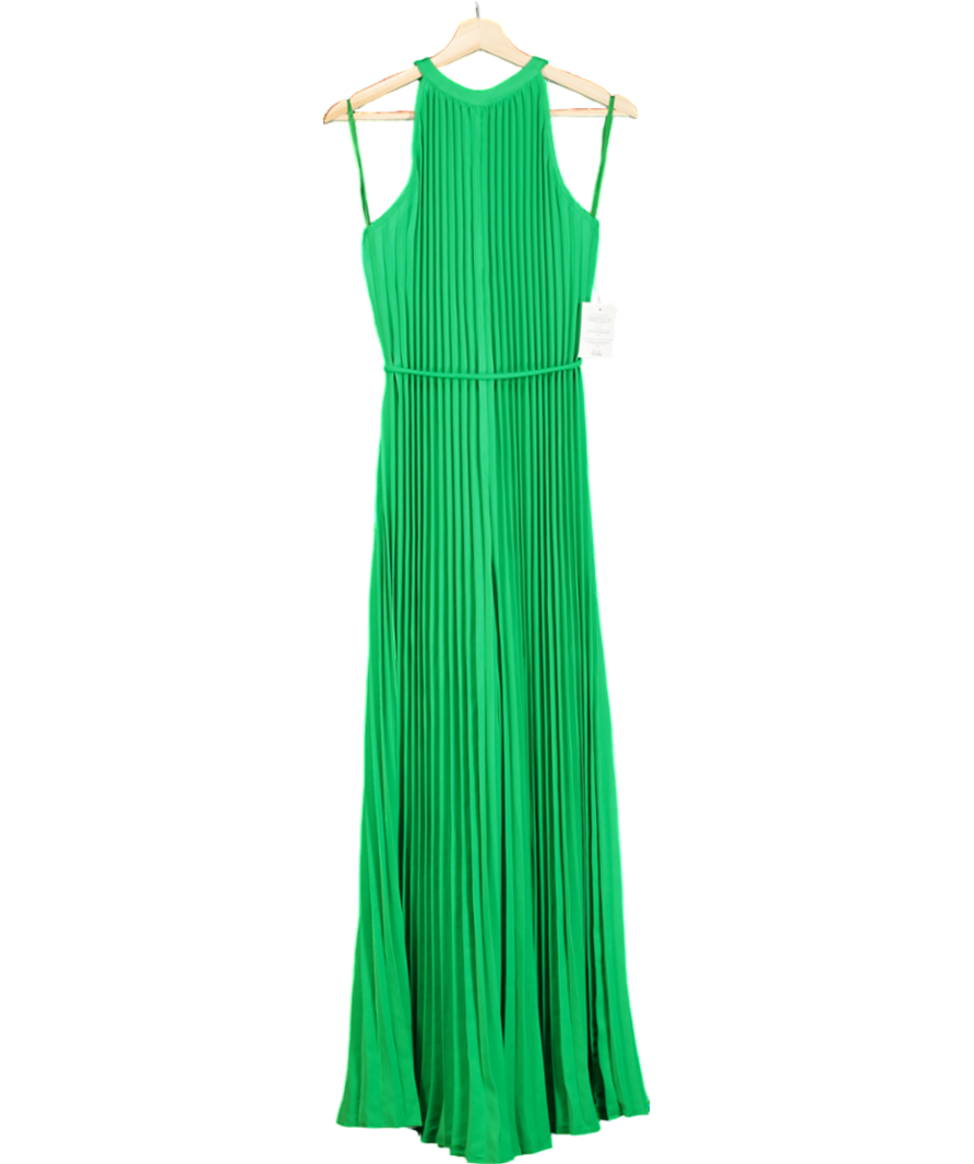 Phase Eight Brea Green Pleat Jumpsuit UK 10