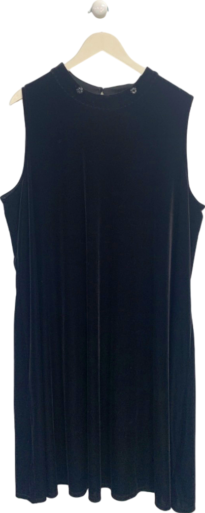 Joanna Hope Black Sleeveless Dress UK XXL