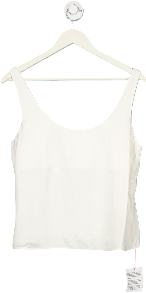 Topshop White Sleeveless Top UK 12