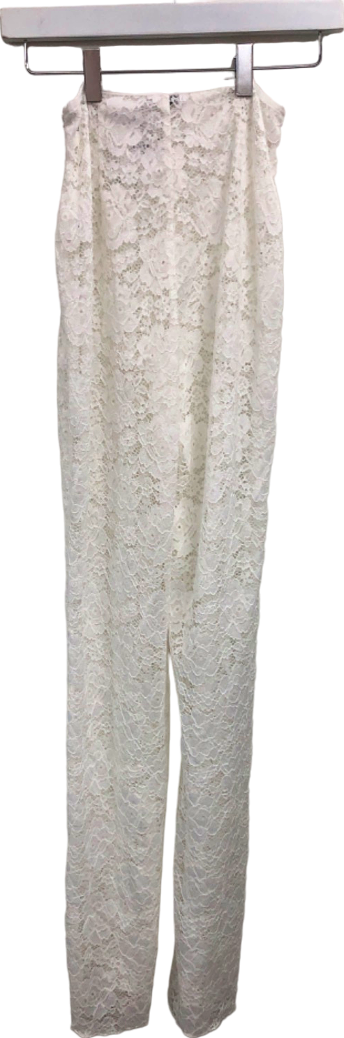 SLA The Label White Lace Trousers UK XS