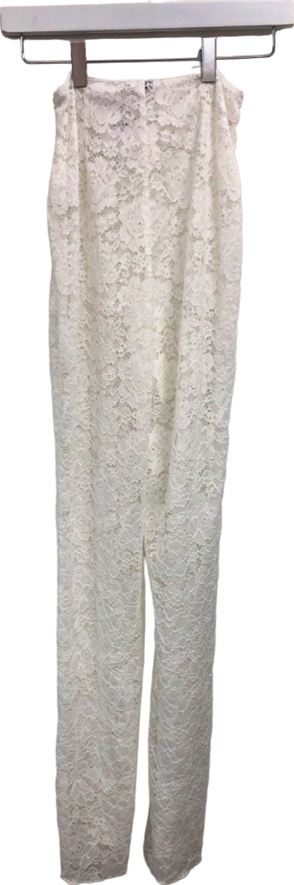 SLA The Label White Lace Trousers UK XS