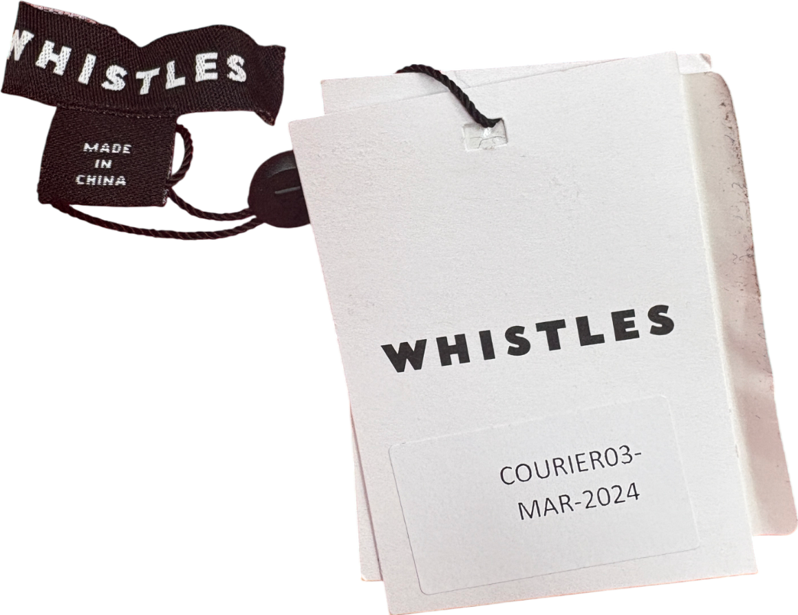 Whistles Red Annabelle Cape Sleeve Dress UK 14