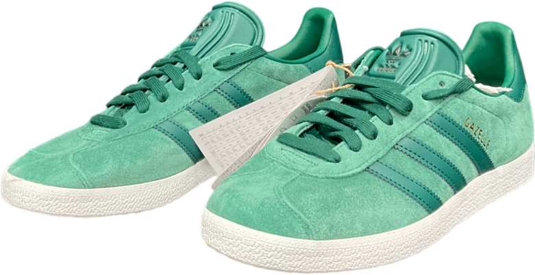 adidas Gazelle Trainers Fresh Green Gold Details UK 6 EU 39 👠