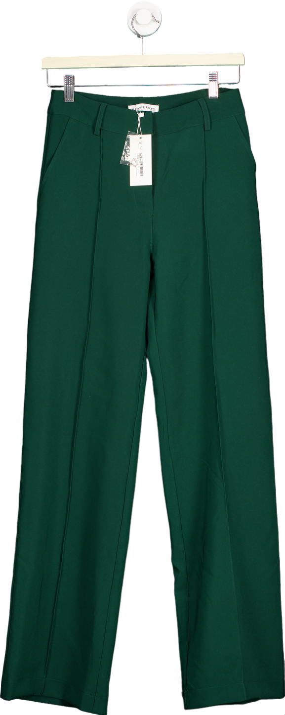 Venderby’s Green Wide-Leg Trousers UK S