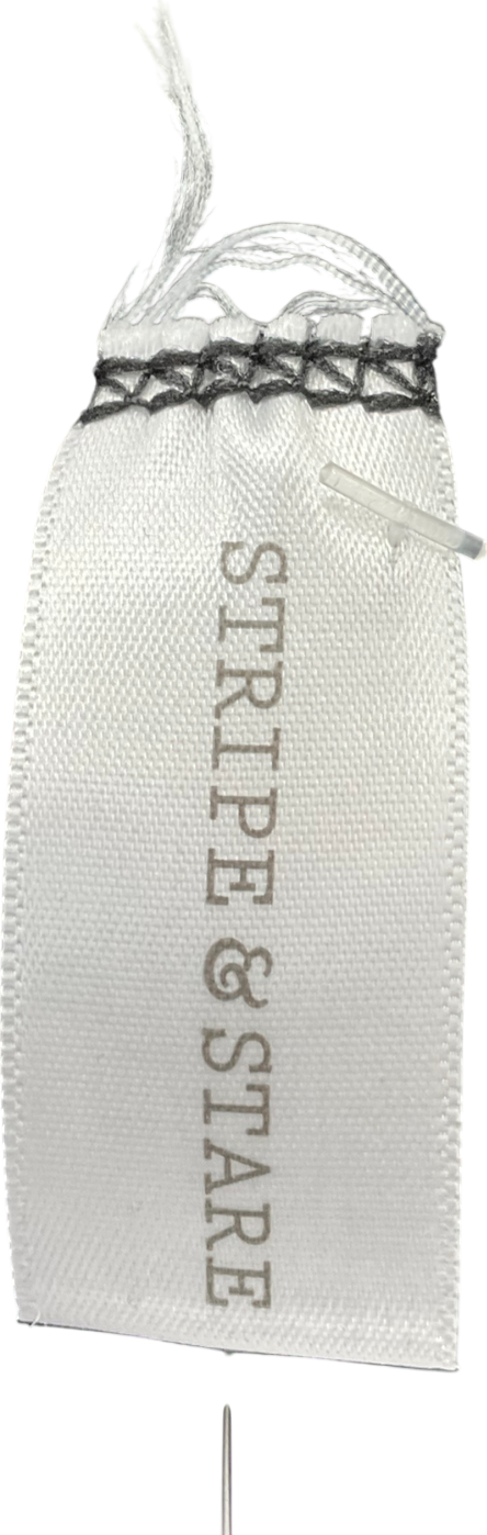 Stripe & Stare Black High Rise Knicker UK 14