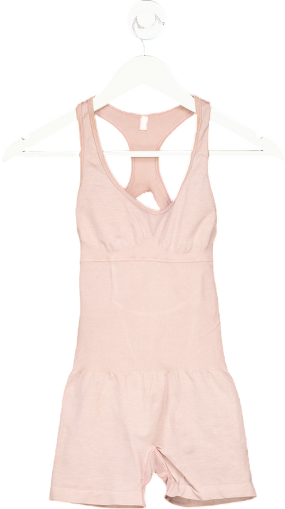 Bo + Tee Pink Racerback Playsuit UK XS