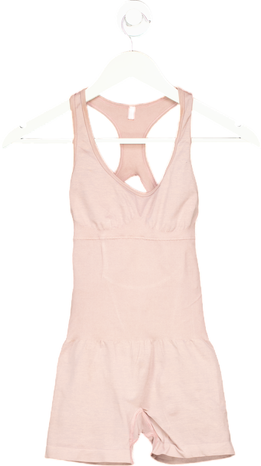 Bo + Tee Pink Racerback Playsuit UK XS