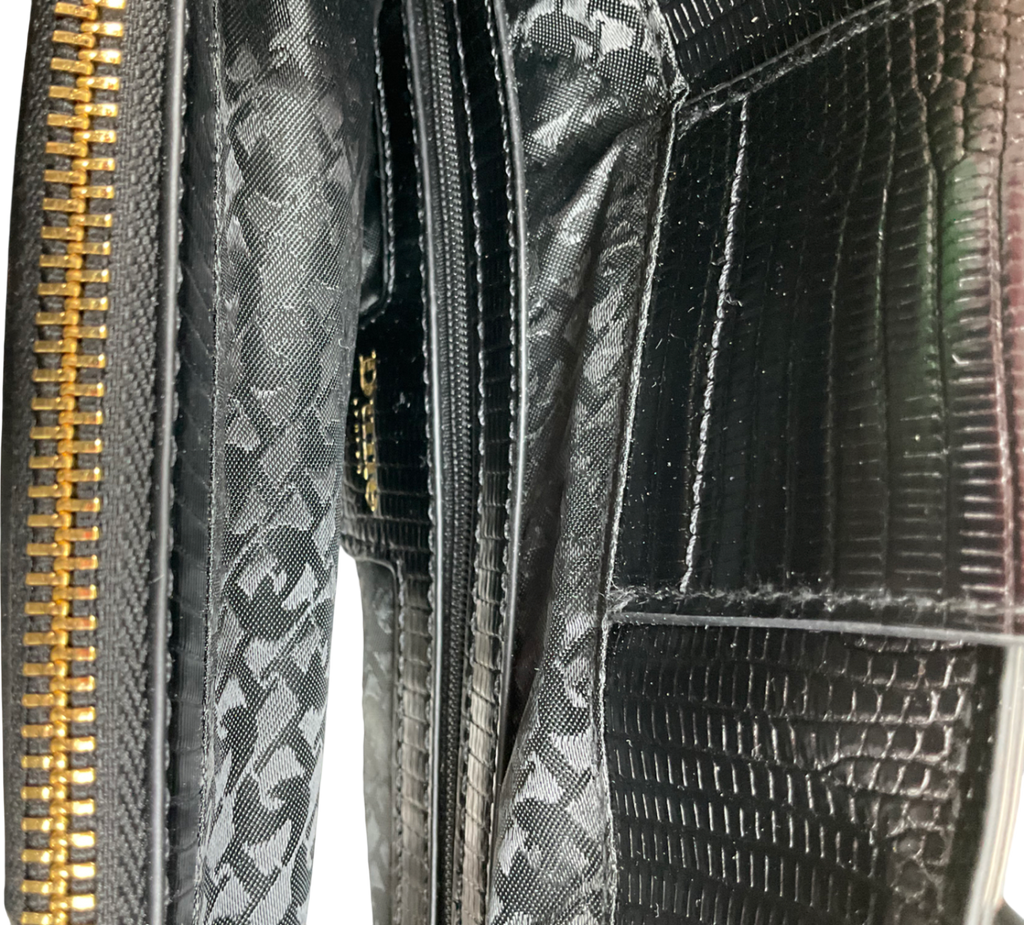 Dune Black Derrie Faux Leather Top Handle Bag