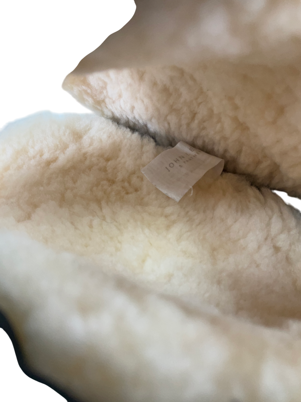 john lewis Natural Lambskin Lined Pushchair Mitts, Black One Size