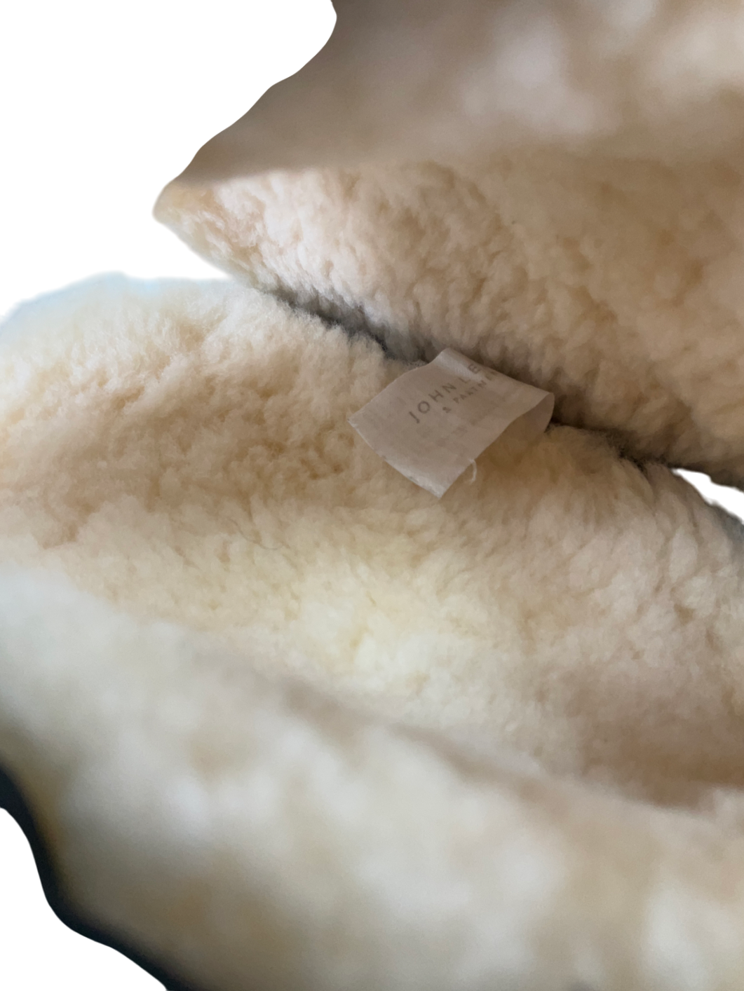 john lewis Natural Lambskin Lined Pushchair Mitts, Black One Size