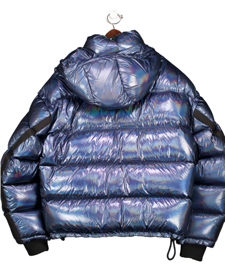 Faith Connexion Blue Oversized Puffer Coat UK XS